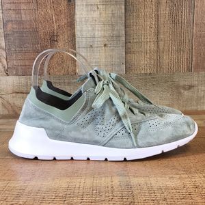 New Balance Green Suede Sneakers Mens 7 Lace Up Athletic Shoes